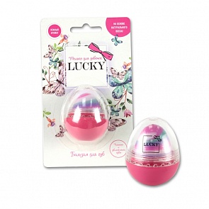 Бальзам для губ - яйцо, на блистере, малиновый щербет (Lucky, Т11936)